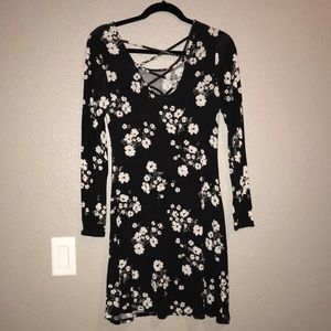 Skin tight long sleeve dress